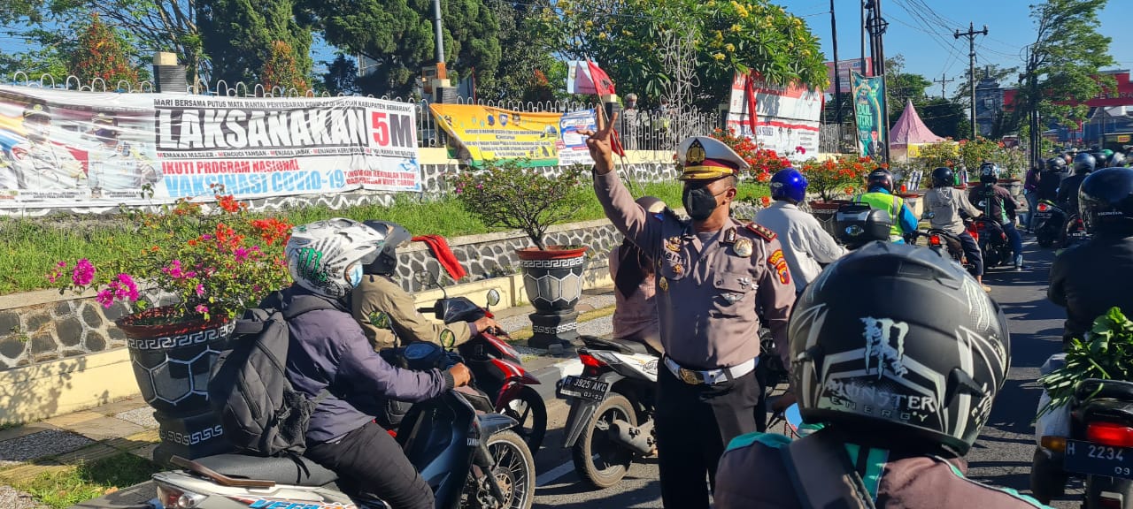 Polrestabes Semarang Periksa 2.161 Kendaraan dan 351 Diputar Balik Selama Penyekatan